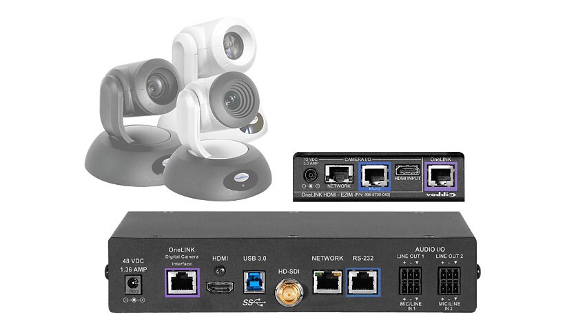 Vaddio OneLINK Bridge System for RoboSHOT HDMI Cameras - video/audio/serial