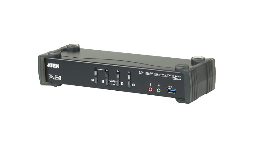 ATEN CS1924M KVMP Switch - commutateur écran-clavier-souris/audio/USB - 4 ports