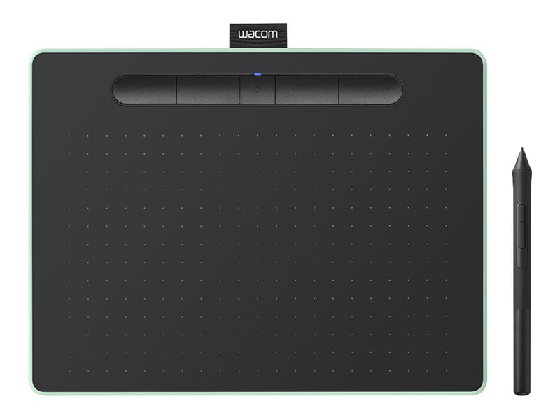Wacom Intuos Medium Digitizer Pen Tablet – USB, Bluetooth – Pistachio Green