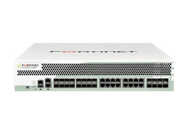 Fortinet FortiGate 1500D - security appliance - with 3 years FortiCare 8x5 Enterprise Bundle