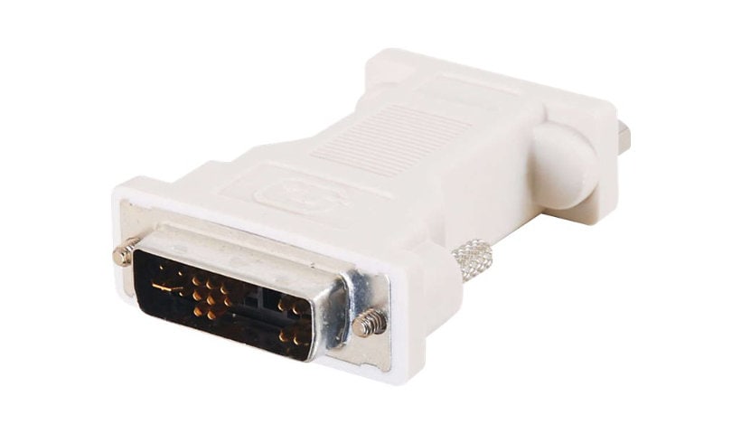 C2G DVI-A to HD15 VGA Video Adapter Converter - White - M/F