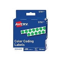Avery Color Coding Labels - self-adhesive color-coded label - green