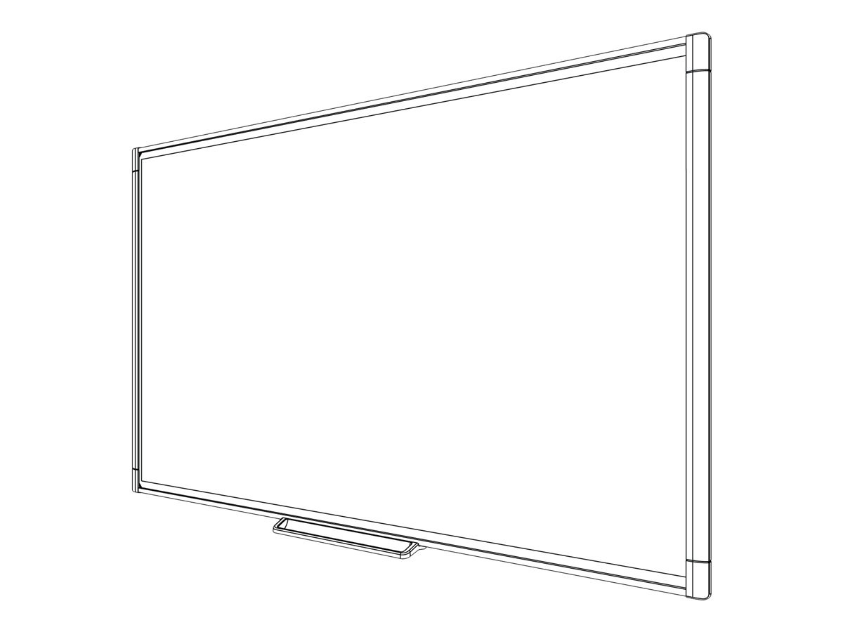 SMART Board M680V - interactive whiteboard - USB - white, light gray