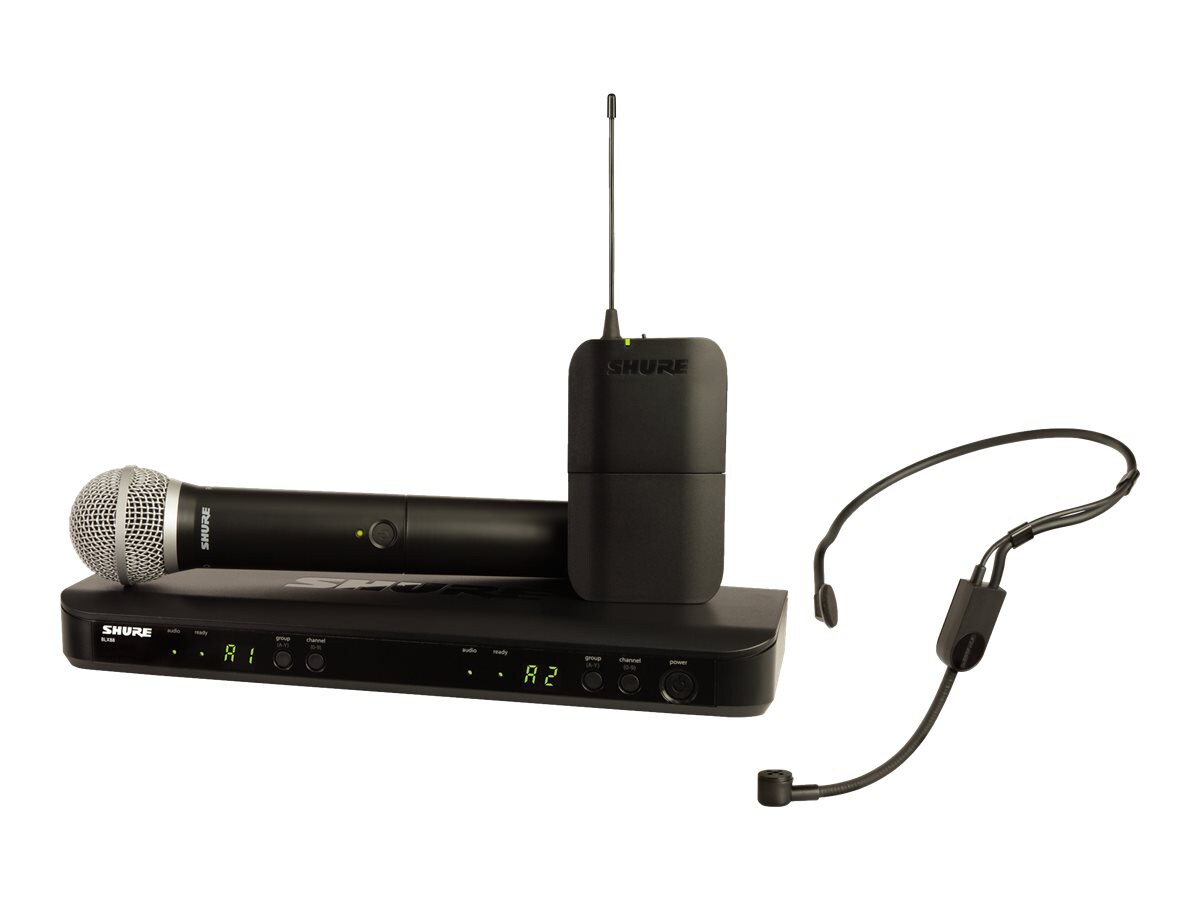 Shure BLX Wireless System BLX1288/P31 Dual Channel Combo Wireless System -