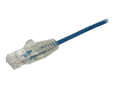 StarTech.com 6'' CAT6 Cable - Blue Slim CAT6 Patch Cord - Snagless - LSZH