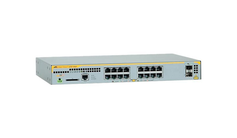 Allied Telesis AT x230-18GP - switch - 18 ports - managed - rack-mountable