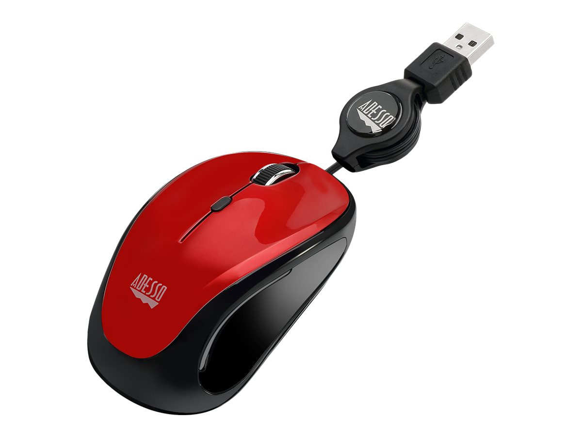 Adesso iMouse S8R - USB Illuminated Retractable Mini Mouse