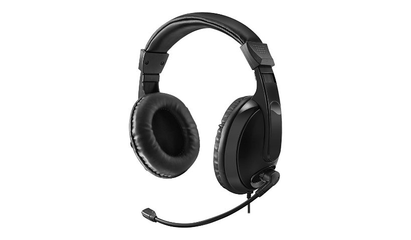 Adesso Xtream H5 Multimedia Stereo Headset with Mic - Black