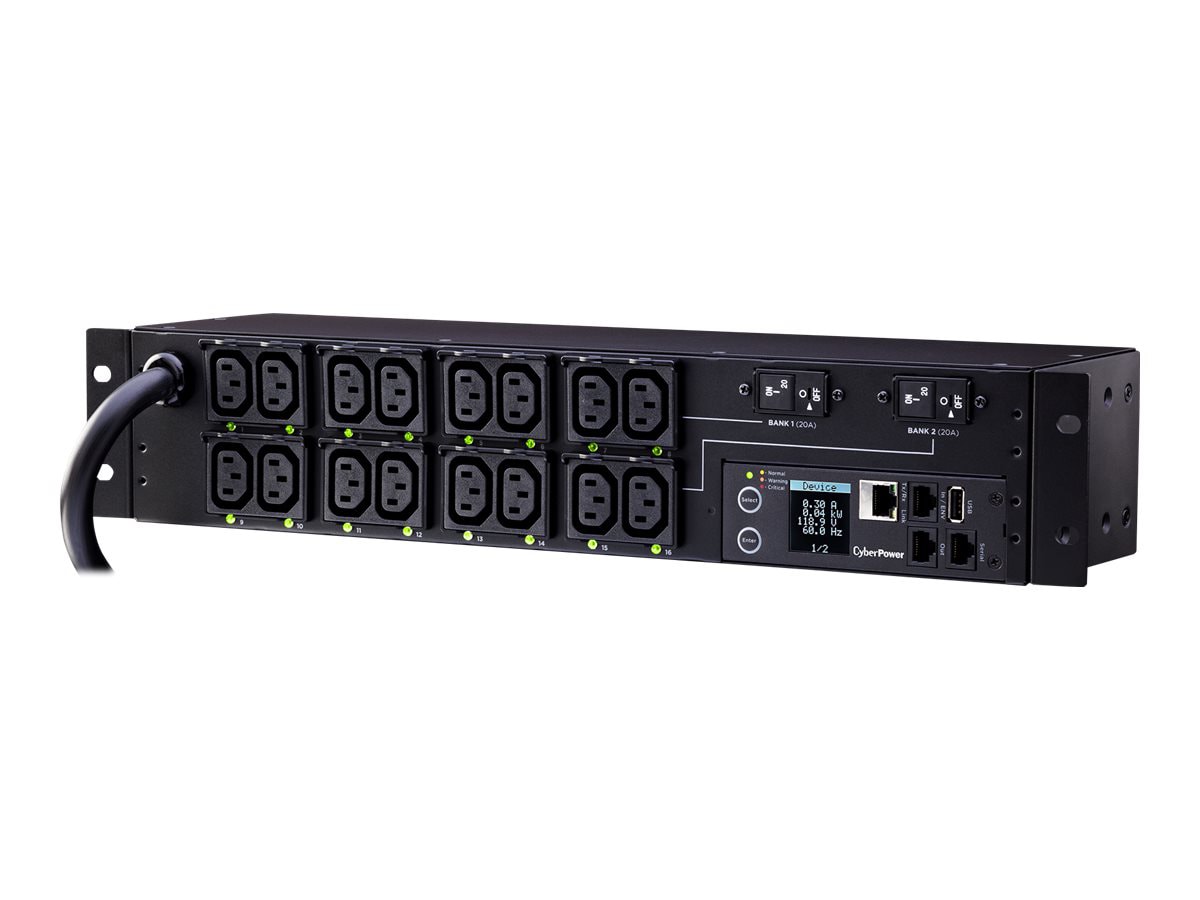 CyberPower Switched Metered-by-Outlet PDU81007 - unité de distribution secteur