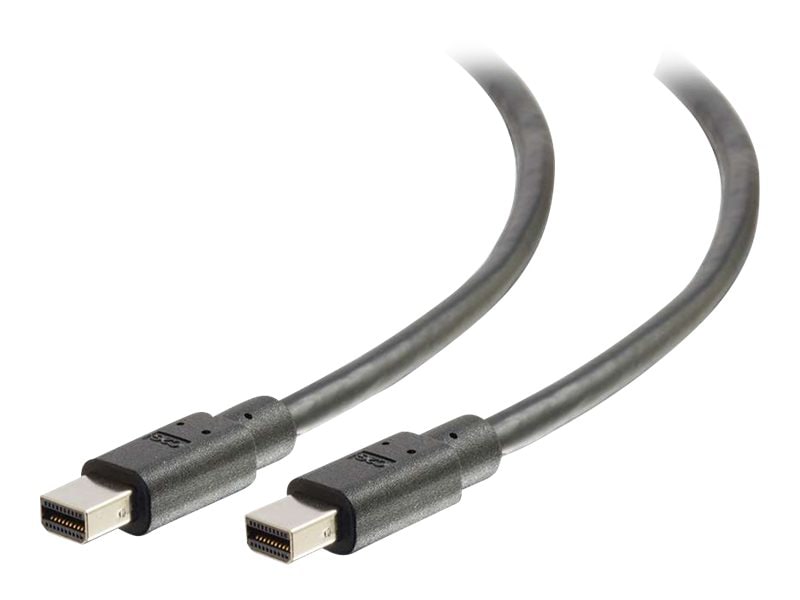 C2G 6ft Mini DisplayPort Cable  - Mini DP Cable - 4K 30Hz - White - M/M
