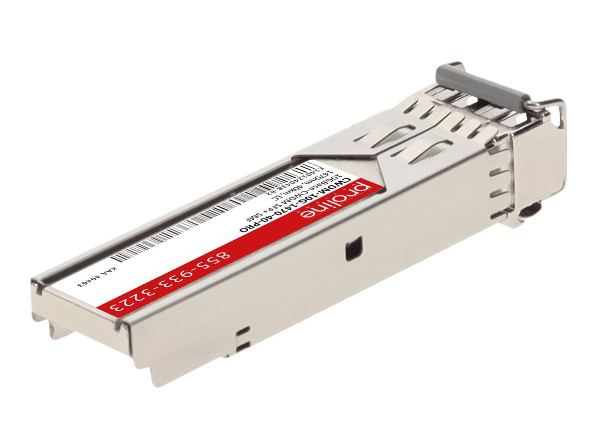 Proline CWDM-10G-1470-40 Compatible TAA 10GBase-CWDM SFP+ Transceiver - Thumbnail 2