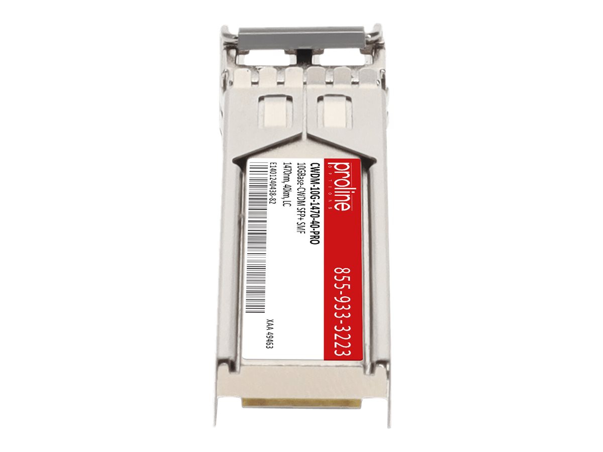 Proline CWDM-10G-1470-40 Compatible TAA 10GBase-CWDM SFP+ Transceiver
