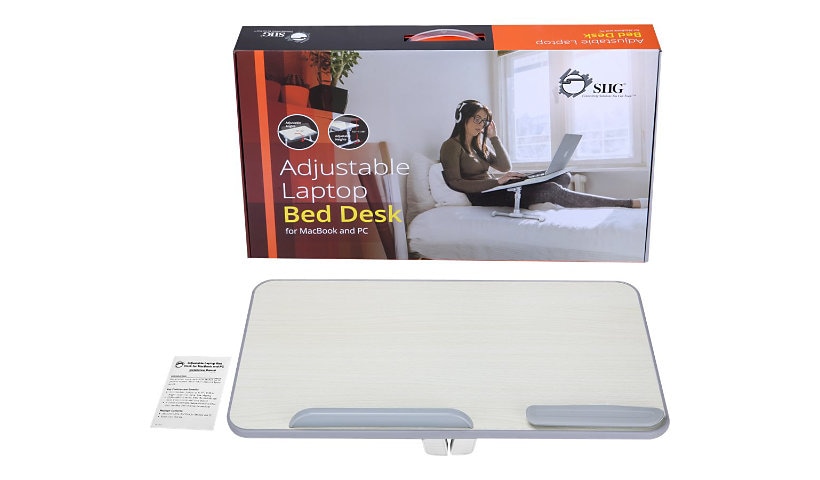 SIIG Adjustable Laptop Bed Desk - stand - for notebook / personal computer