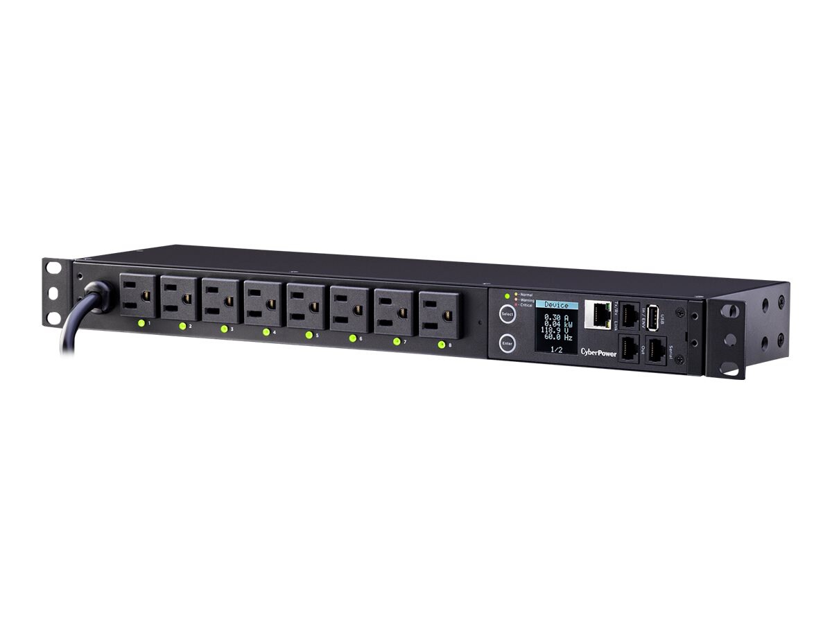 CyberPower Switched Metered-by-Outlet PDU81001 - unité de distribution secteur