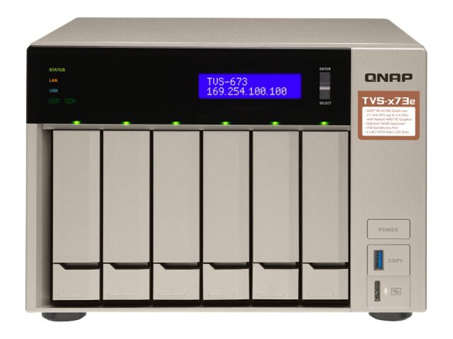 QNAP TVS-673e - NAS server