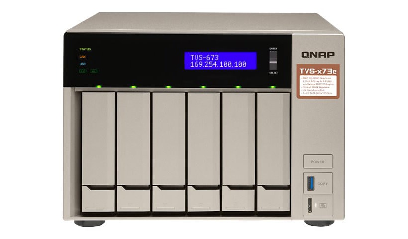 QNAP TVS-673e - NAS server
