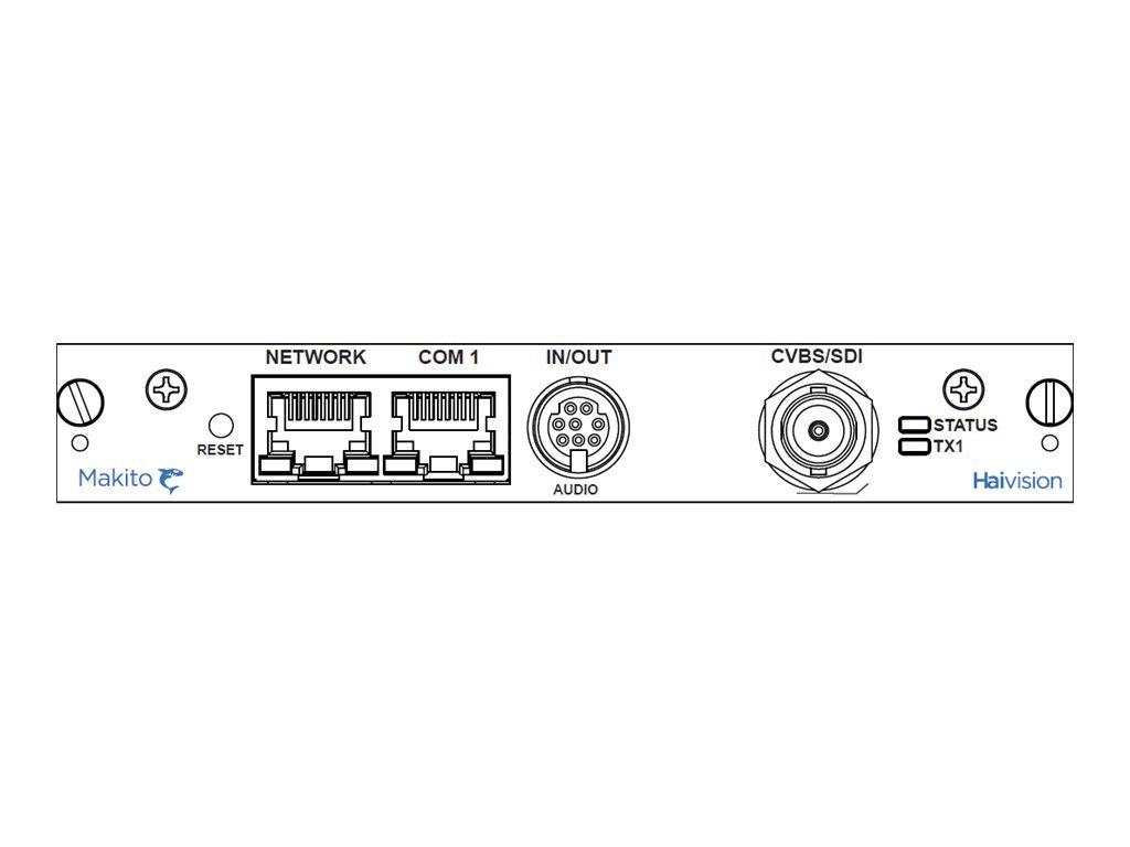 Haivision Makito X B-292D-HD1 video over IP decoder module