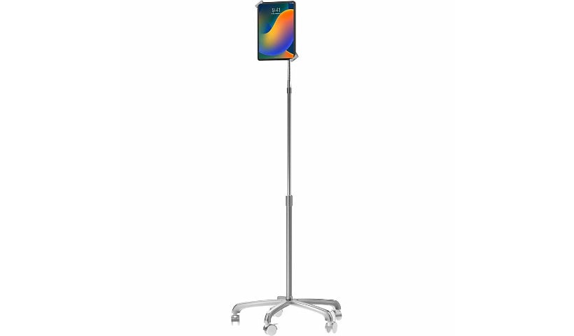 CTA Heavy-Duty Security Gooseneck Floor Stand for 7-13 Inch Tablets, including iPad 10.2-inch (7th/ 8th/ 9th Generation)