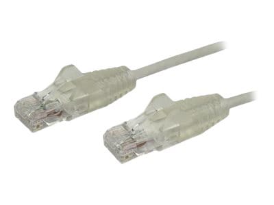 StarTech.com 6 in CAT6 Cable - Slim CAT6 Patch Cord - Gray Snagless RJ45 Connectors - Gigabit Ethernet Cable - 28 AWG -