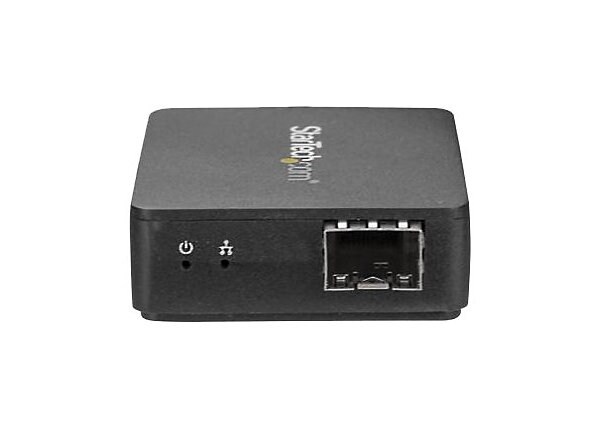 StarTech.com USB C to Fiber Optic Converter - Open SFP - Network Adapter