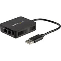 StarTech.com USB to Fiber Optic Converter - 100Mbps - USB 2.0 Network Adapt