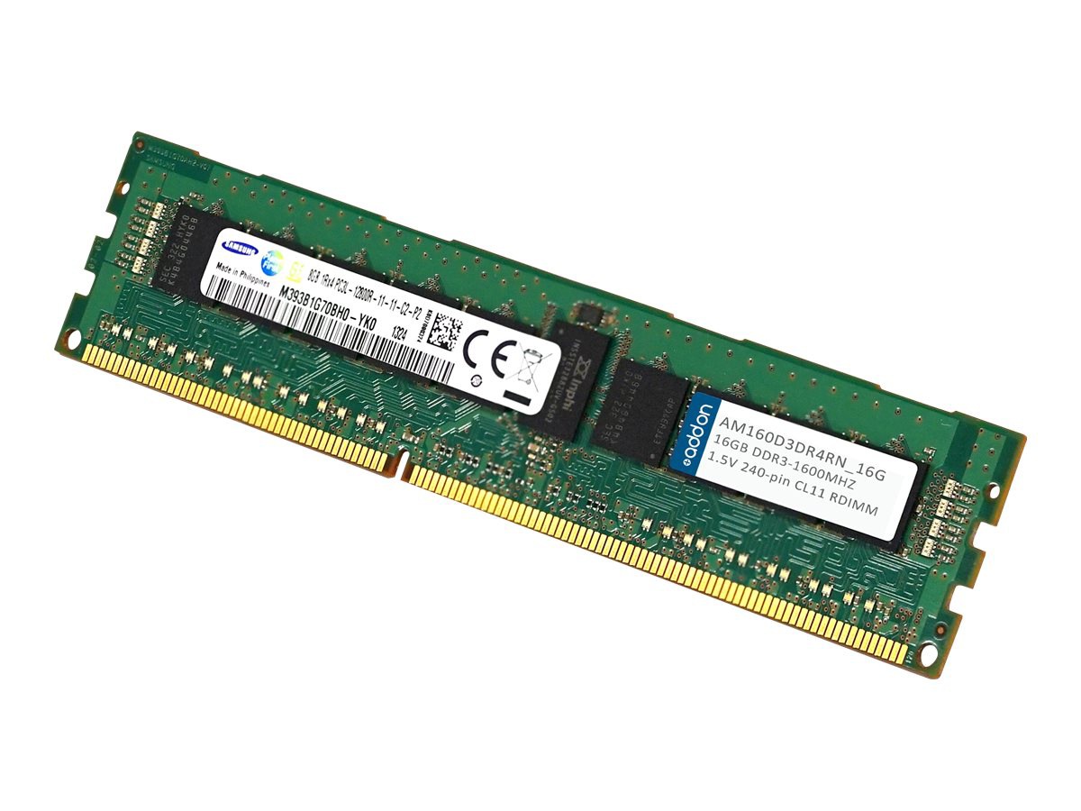 AddOn 16GB Industry Standard Factory Original RDIMM - DDR3 - module ...