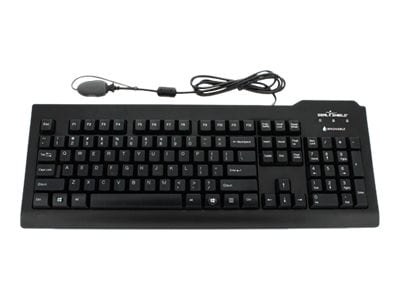 Thumbnail 2 of 4 for Seal Shield Silver Seal Glow Waterproof - keyboard - QWERTY - US - black Input Device