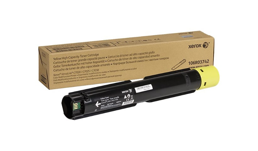 Xerox - yellow - original - toner cartridge