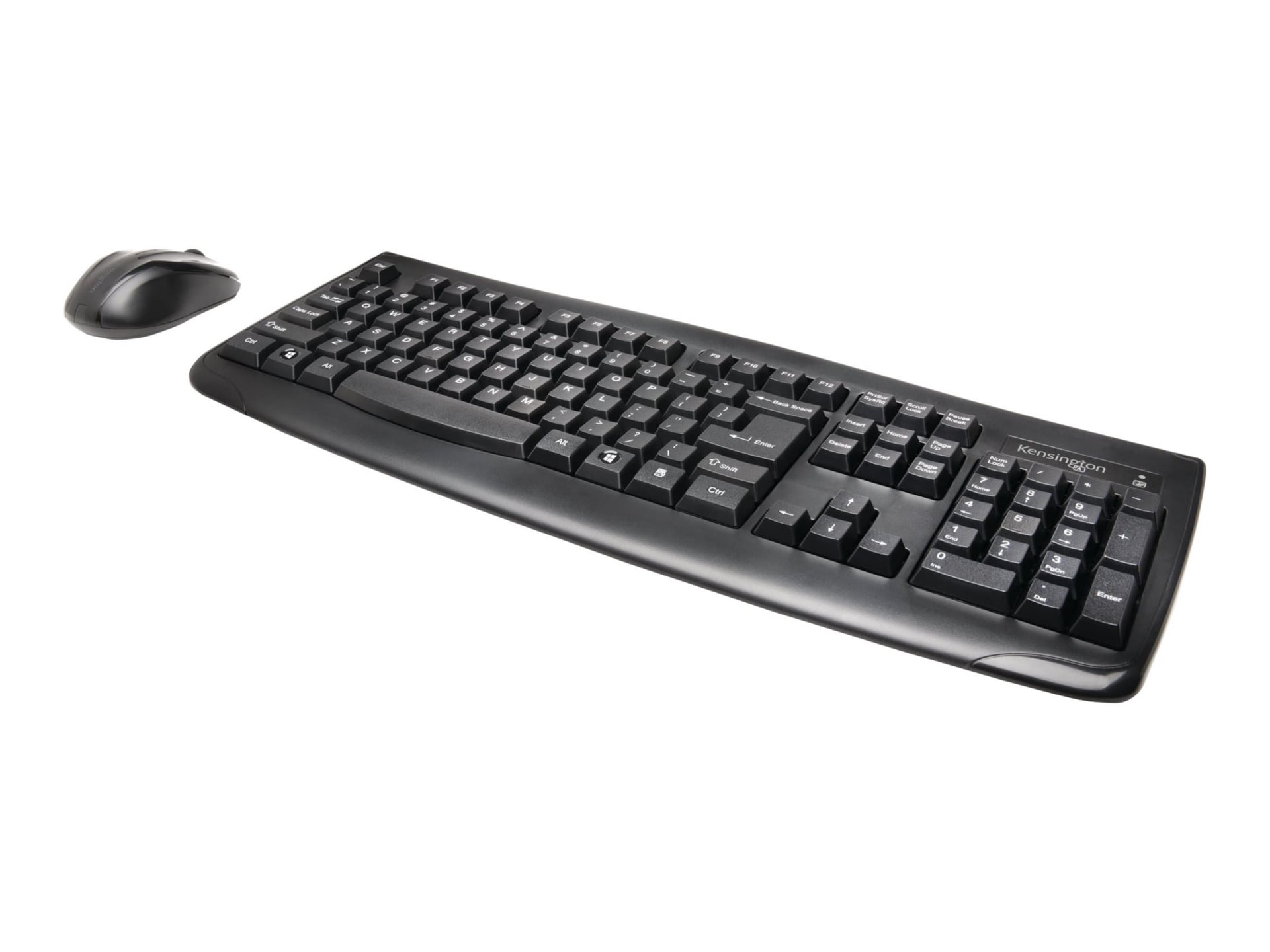 Kensington Pro Fit Low-Profile Desktop Set - keyboard and mouse set - black