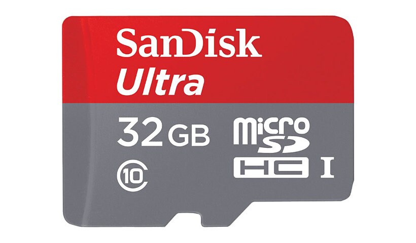 SanDisk Ultra - flash memory card - 32 GB - microSDHC UHS-I