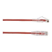 Black Box 20ft Slim-Net CAT6 Red 28AWG 250Mhz UTP Snagless Patch Cable