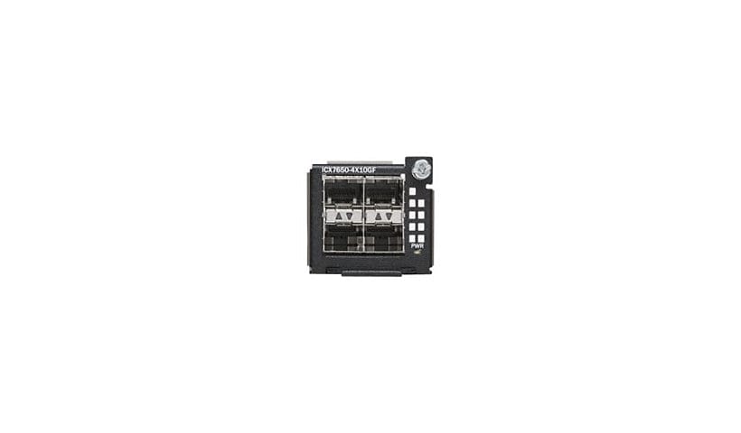 Ruckus - expansion module - Gigabit Ethernet / 10 Gigabit SFP+ x 4