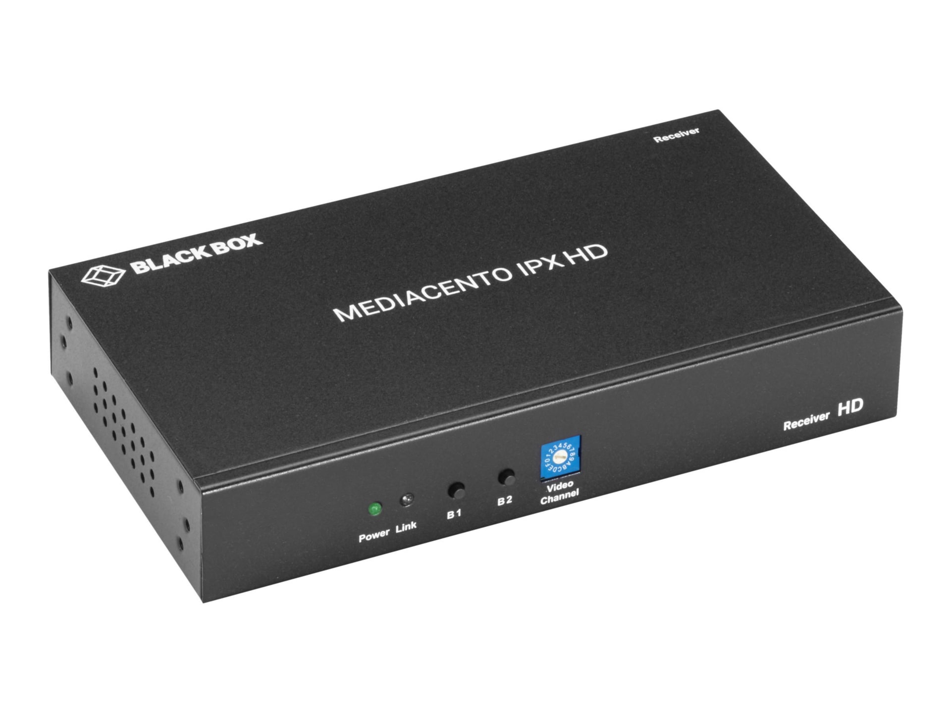 Black Box MediaCento IPX HD Receiver - HDMI over IP - video/audio extender - 1GbE - TAA Compliant