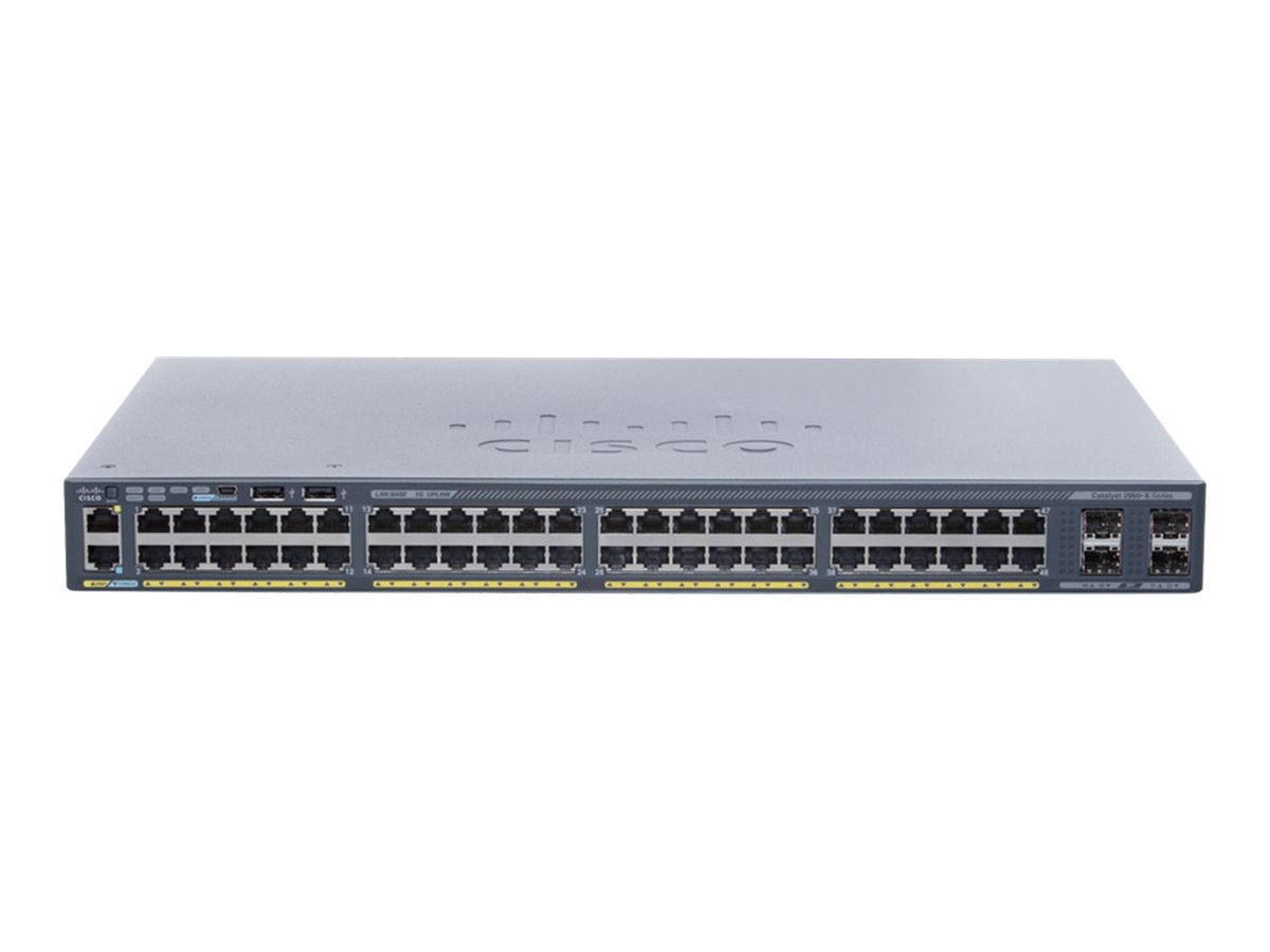 Cisco Catalyst 2960X-48FPD-L - switch - 48 ports - managed - rack-mountable
