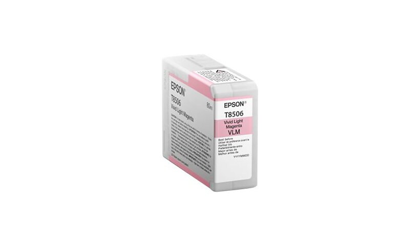 Epson T8506 - Magenta vif clair - original - cartouche d'encre