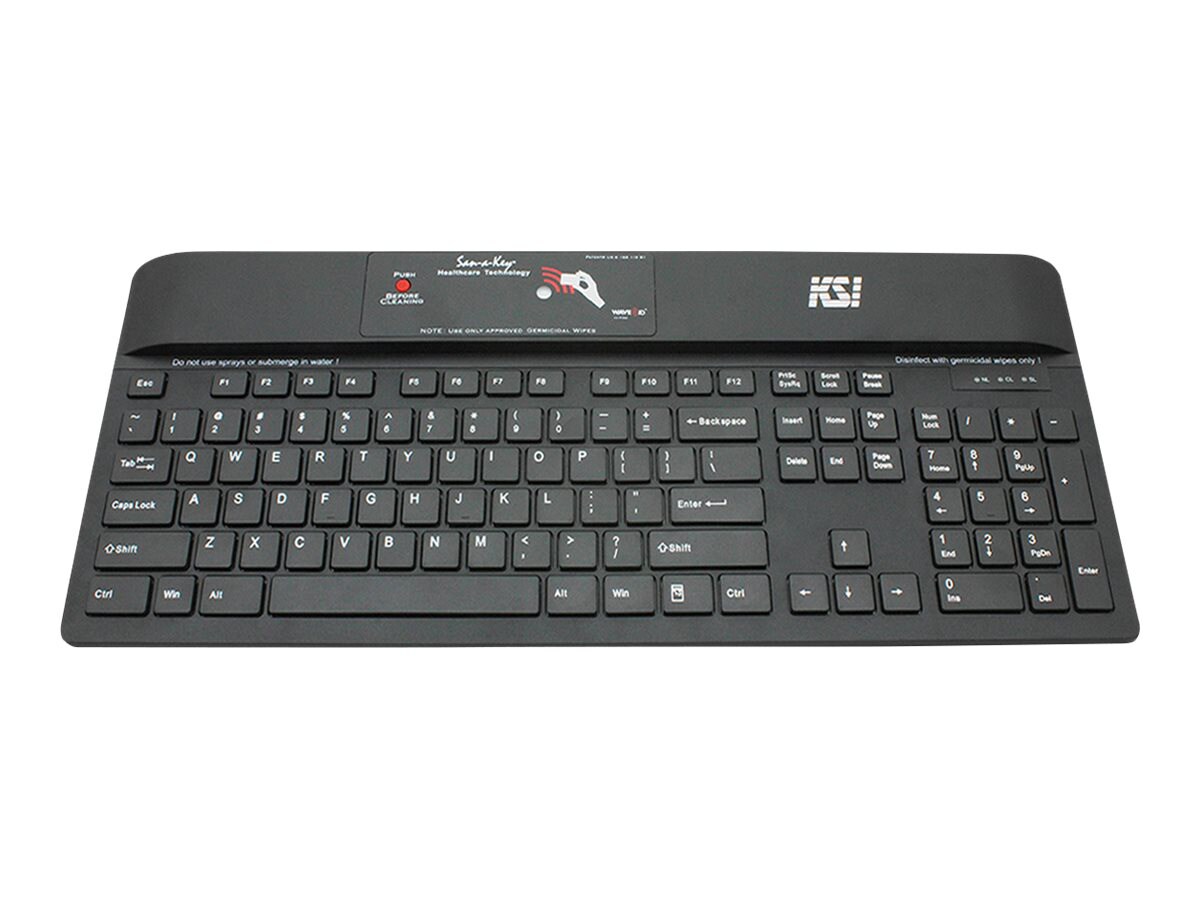 Key Source International 1700 SX Series KSI-1700-SX HB-16 - keyboard - red