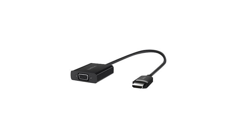 Belkin HDMI to VGA Adapter with Micro-USB Power and Audio Support, Compatible with Apple TV 4K and Most TVs