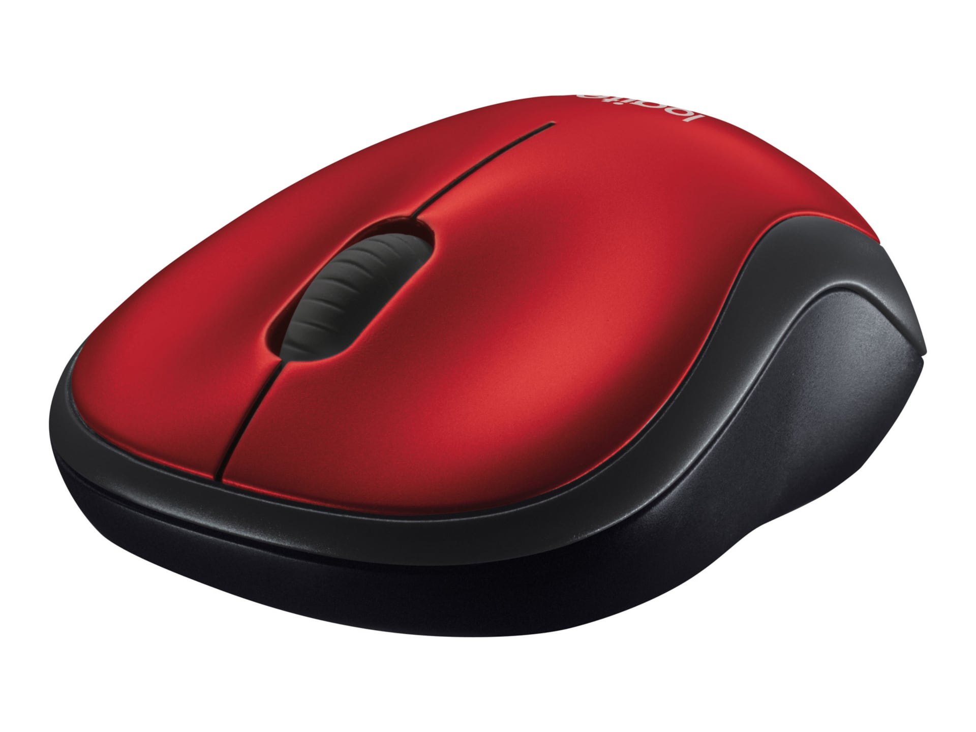 Logitech M185 - mouse - 2.4 GHz - red