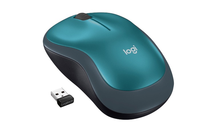 Logitech M185 - mouse - 2.4 GHz - blue - 910-003636 - Mice - CDW.com