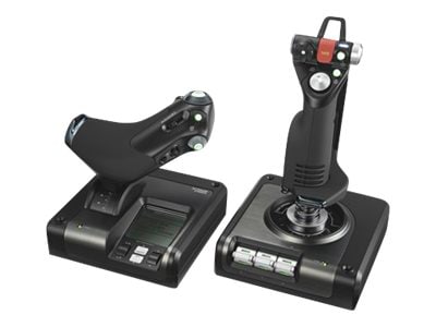 Logitech X52 H.O.T.A.S. - joystick and throttle - wired - 945-000022 - Gaming Consoles & Controllers -