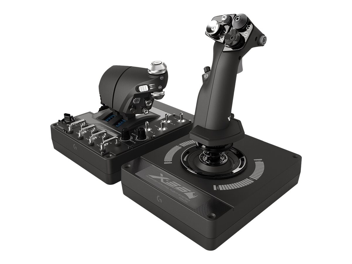 Logitech X56 H.O.T.A.S. - joystick and throttle - wired