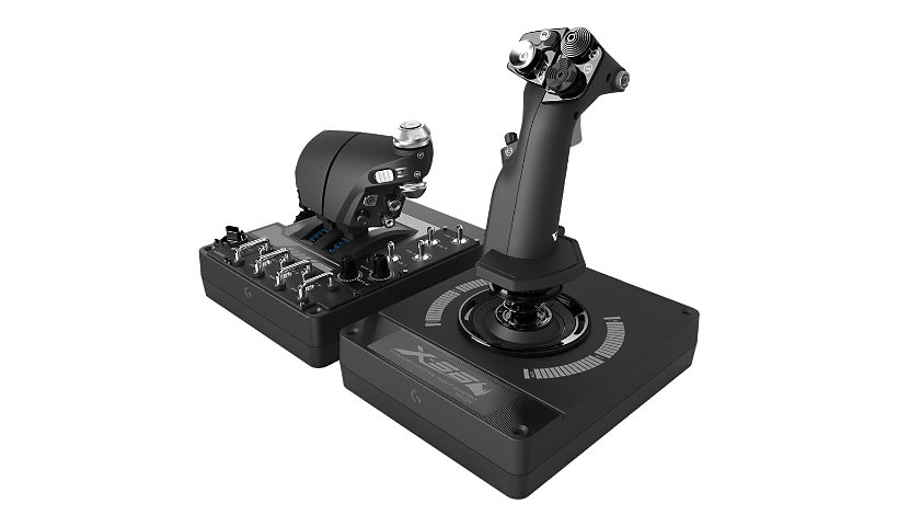 Logitech X56 H.O.T.A.S. - joystick and throttle - wired