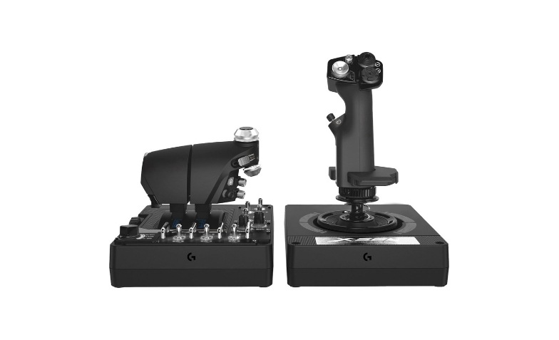 Logitech X56 H.O.T.A.S. - joystick and throttle - wired