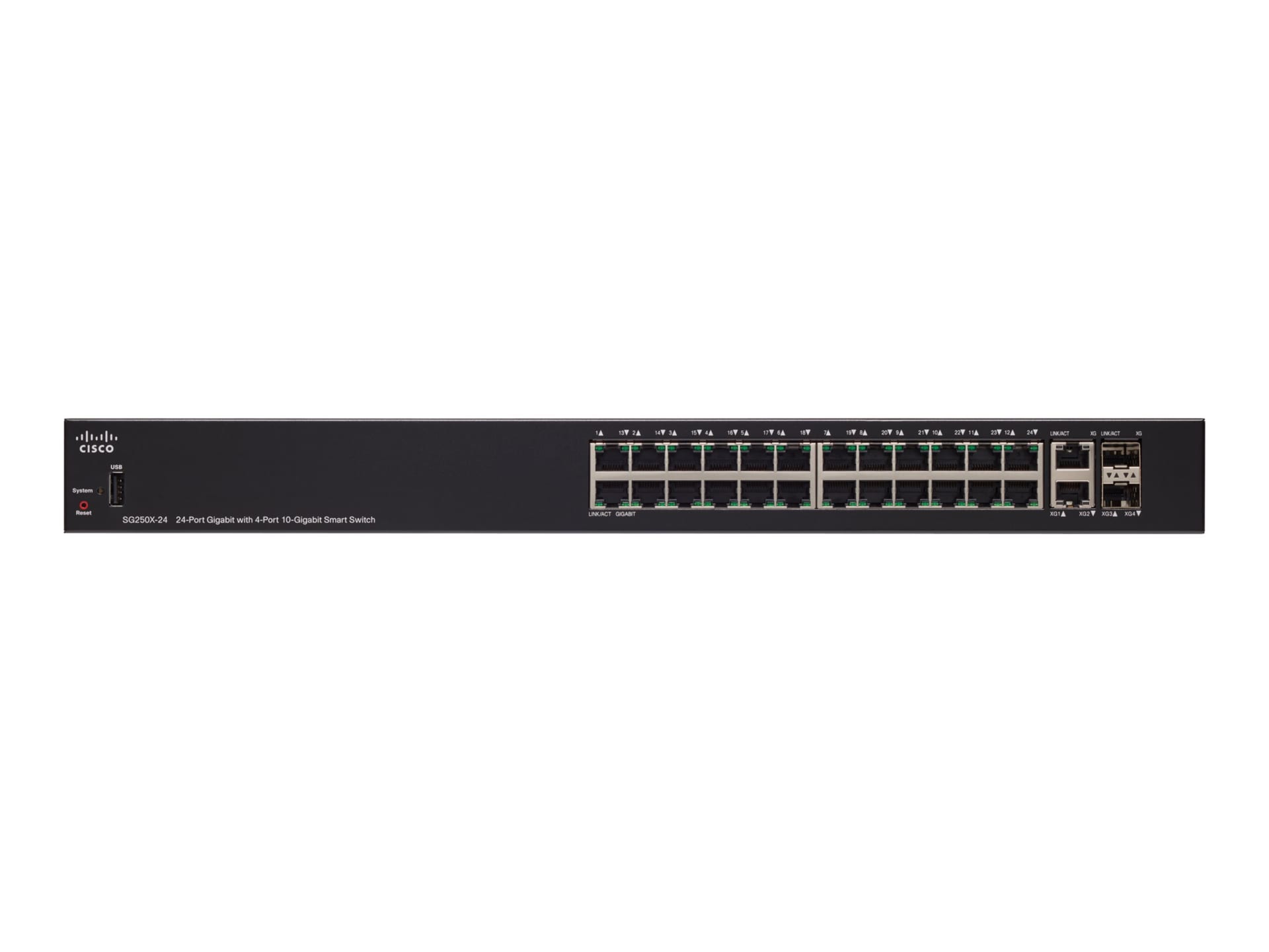 Cisco 250 Series SG250X-24 - switch - 24 ports - smart - rack-mountable