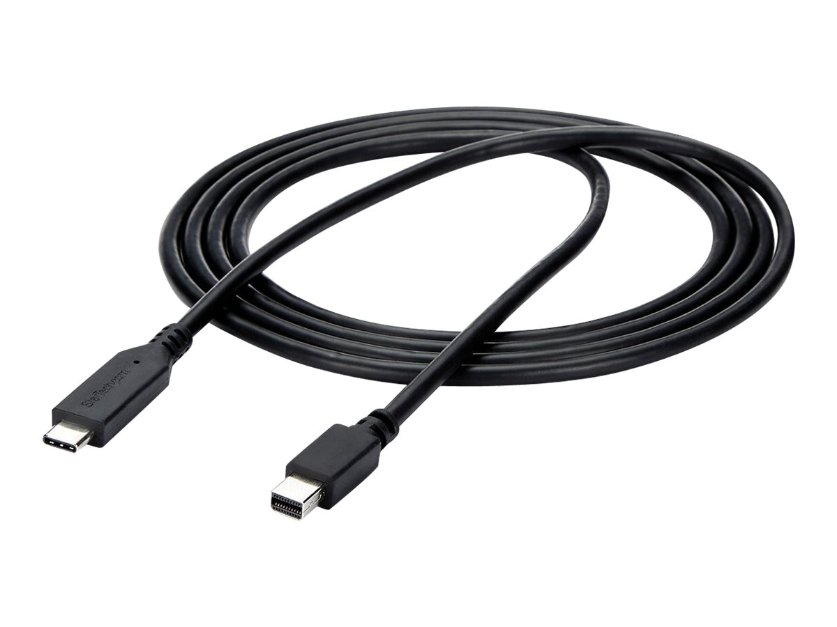 Startech Com 6 1 8 M Usb C To Mini Displayport Cable 4k 60hz