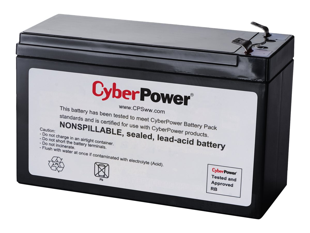 CyberPower RB1270B - UPS battery - lead acid - 7 Ah