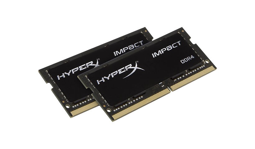 HyperX Impact - DDR4 - 32 GB: 2 x 16 GB - SO-DIMM 260-pin - unbuffered