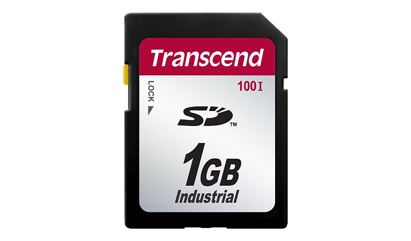 Transcend Industrial Temp SD100I - carte mémoire flash - 1 Go - SD