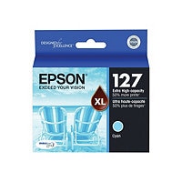 Epson 127 With Sensor - Extra High Capacity - cyan - original - ink cartridge