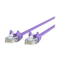 Belkin CAT5e/CAT5, 1ft, Purple, Snagless, UTP, RJ45 Patch Cable